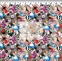 Thumbnail for Alice in Wonderland Fabric - READY TO SHIP