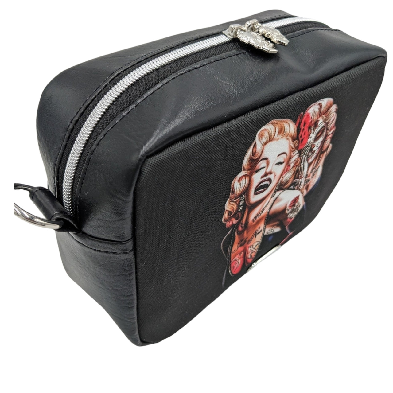 Marilyn Smile Now Cry Later Boxy Crossbody Bag