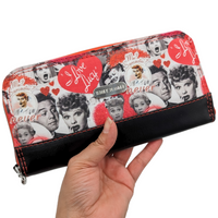 Thumbnail for I Love Lucy Black Zip Around Wallet