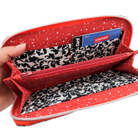 Thumbnail for I Love Lucy Red Zip Around Wallet