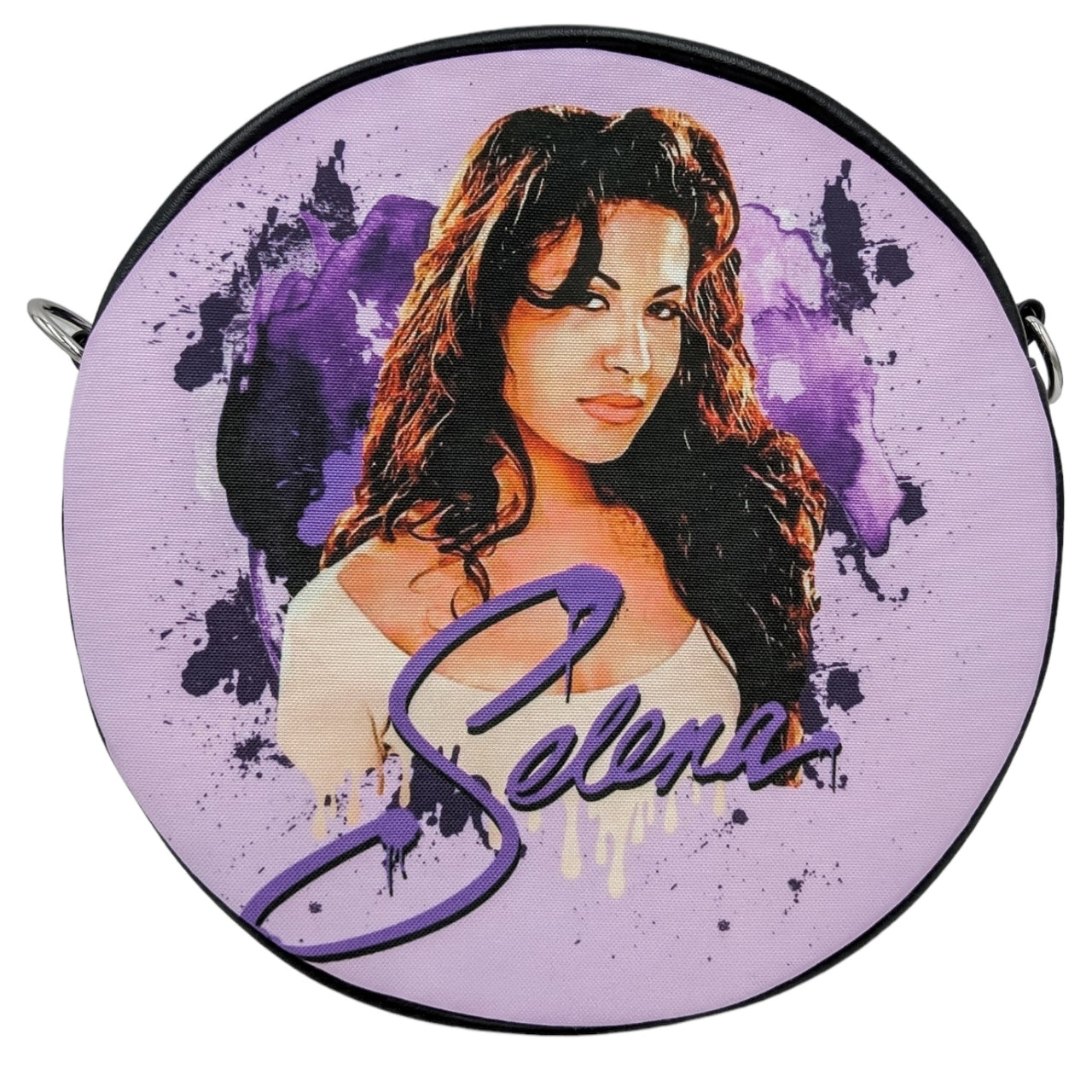 Selena Purple Circle Crossbody Bag
