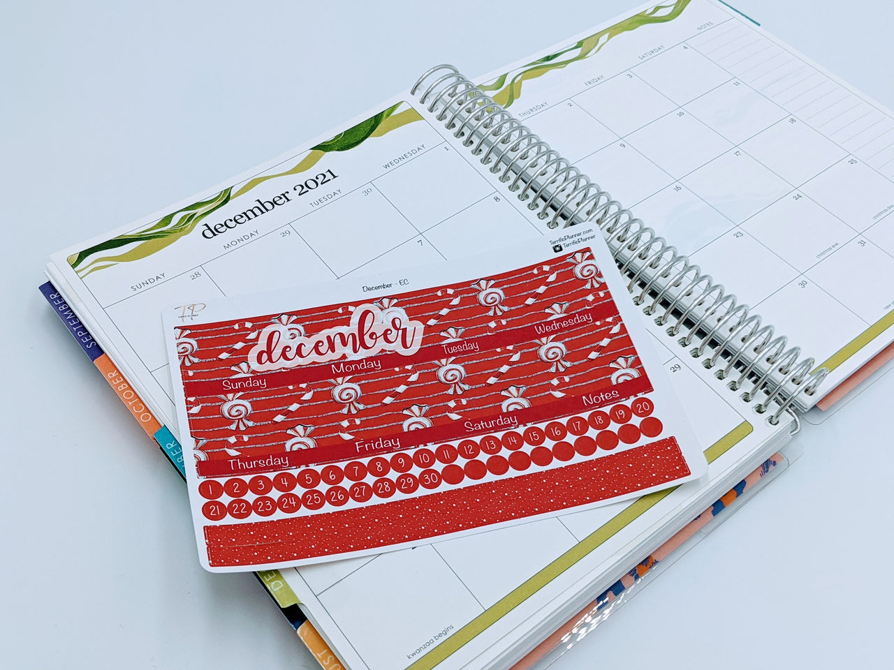 December Monthly Planner Sticker Kit