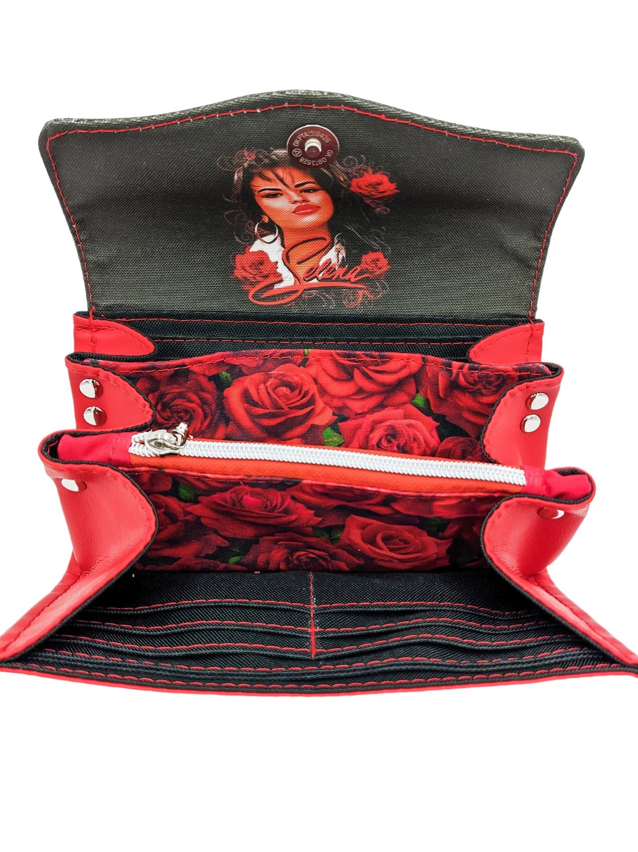 Selena Red Roses Wallet
