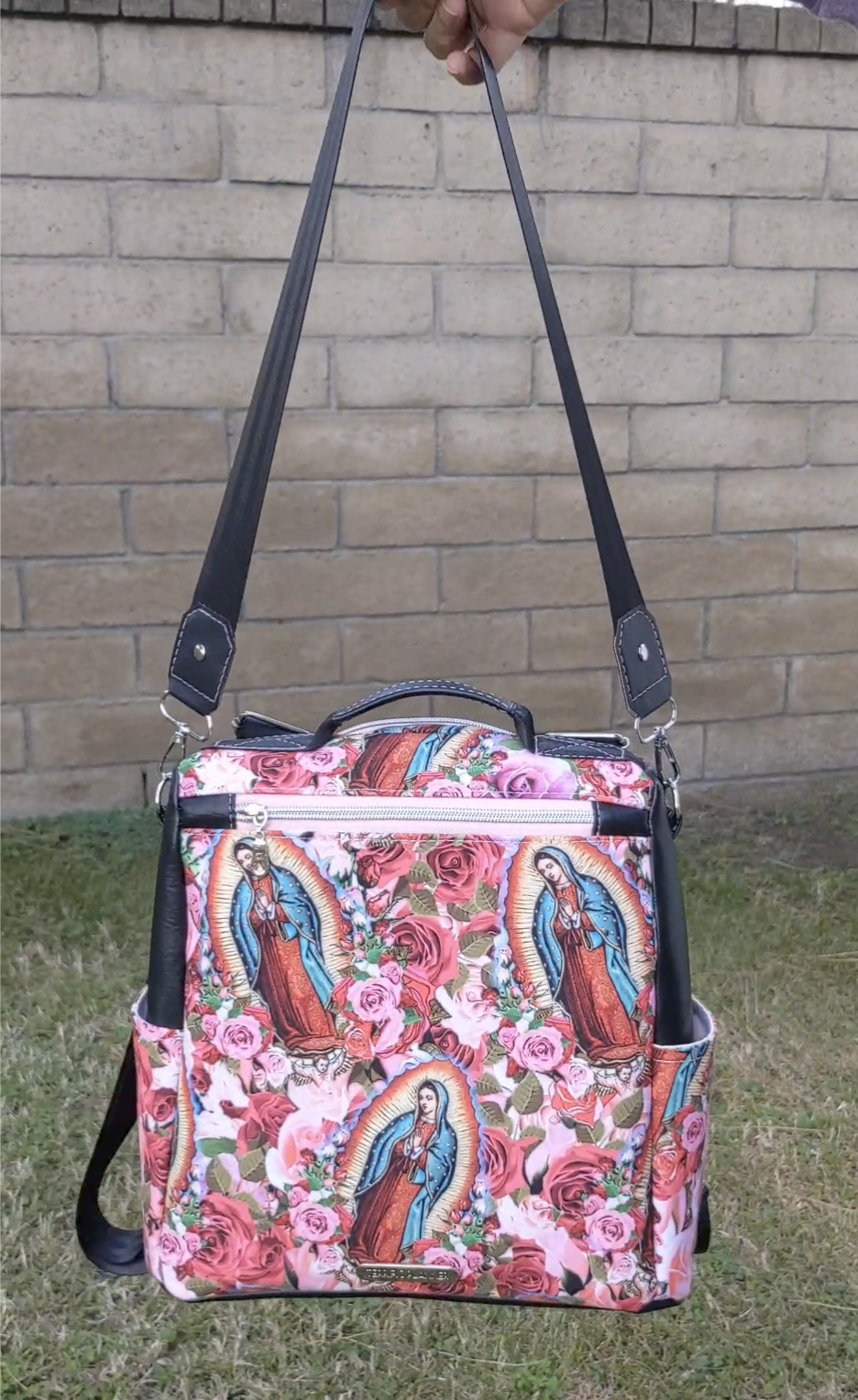 Virgen De Guadalupe Convertible Backpack