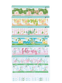 Thumbnail for A Year in Bloom - 2022 Monthly Planner Sticker Kit