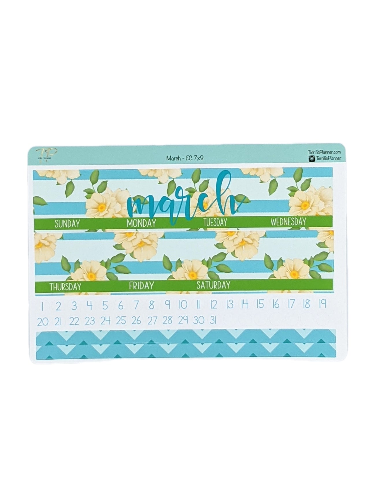 A Year in Bloom - 2022 Monthly Planner Sticker Kit
