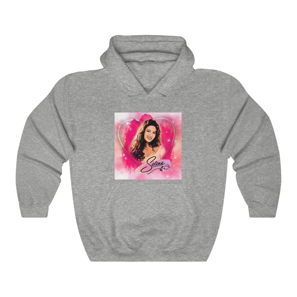 Selena Pink Heart Hoodie - Hooded Sweatshirt