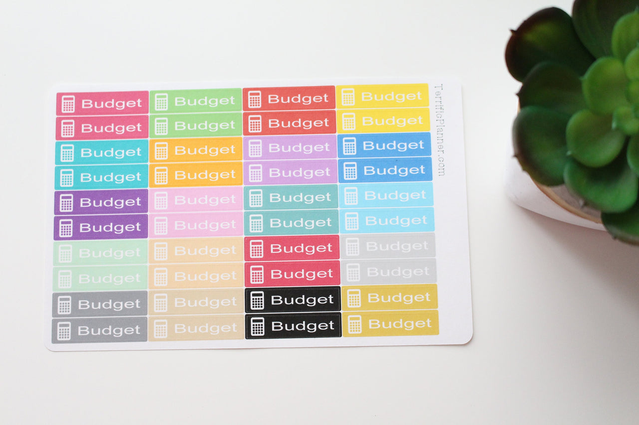 Budget Stickers 40 Multicolor Stickers