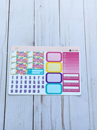 Thumbnail for Colorful Artist Frida Full Weekly Planner Kit