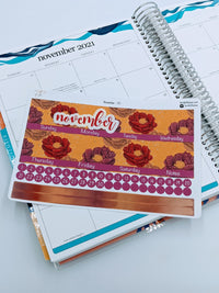 Thumbnail for November Monthly Planner Sticker Kit