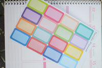 Thumbnail for Multicolor Half Box Stickers