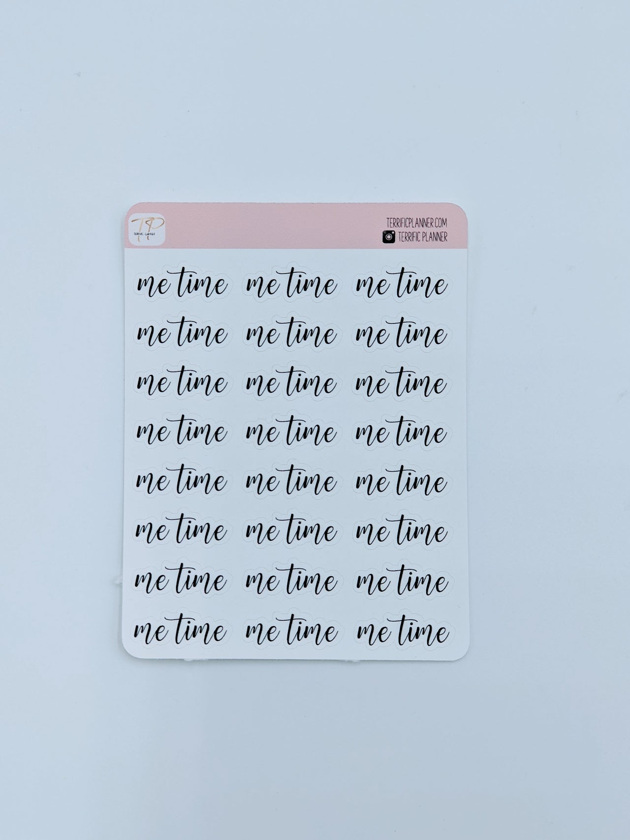 Me Time Script Stickers