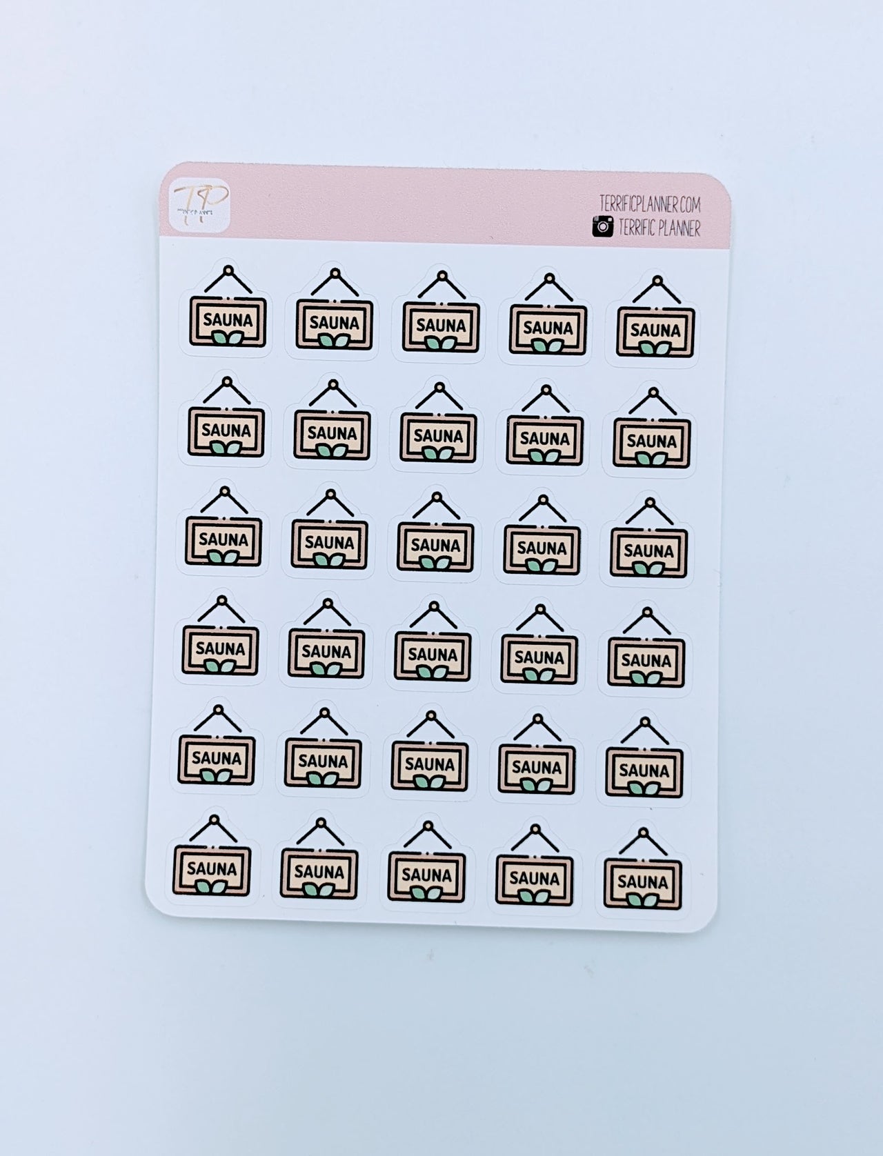Sauna Icon Stickers