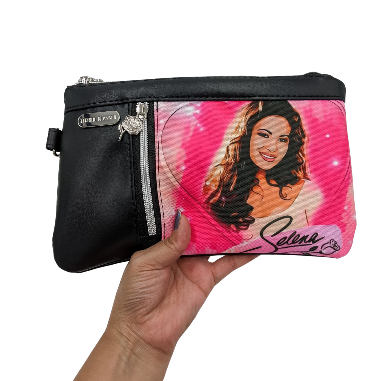 Selena Pink Wristlet