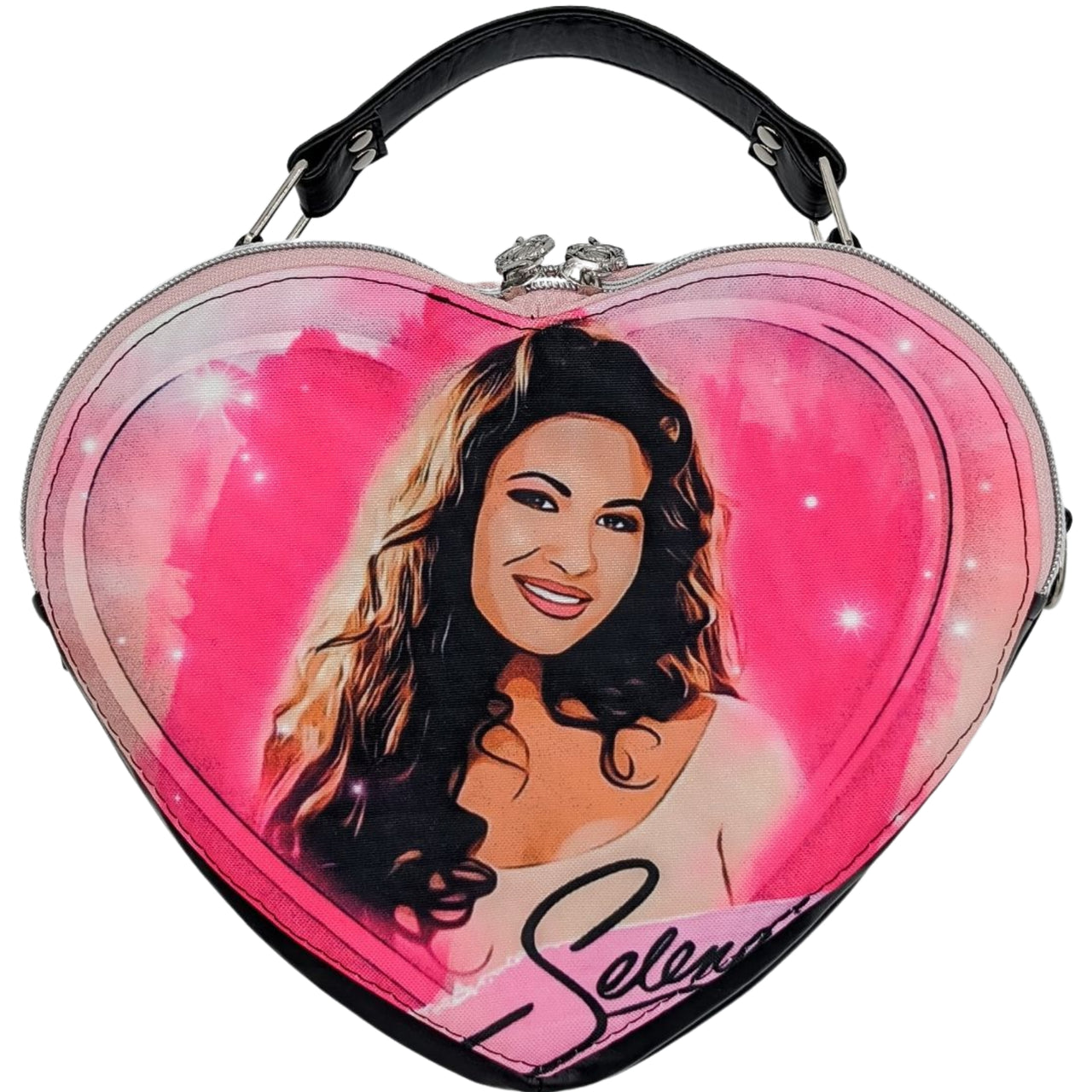 Selena Pink Mini Heart Bag