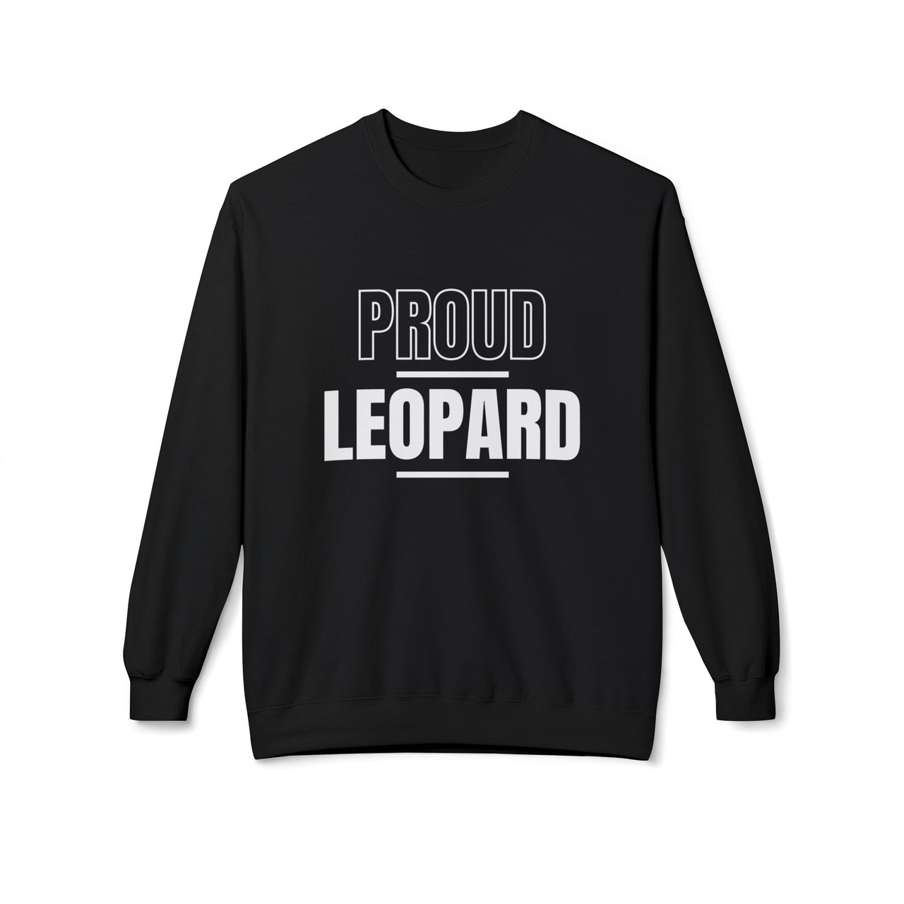 Proud Leopard Softstyle Fleece Crewneck Sweatshirt