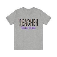 Thumbnail for Teacher Third Grade Short Sleeve Tee