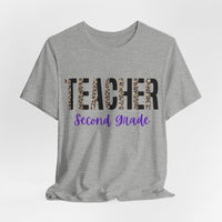 Thumbnail for Teacher Second Grade Short Sleeve Tee