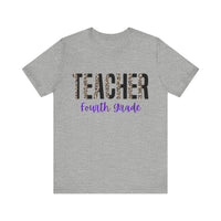 Thumbnail for Teacher Fourth Grade Short Sleeve Tee