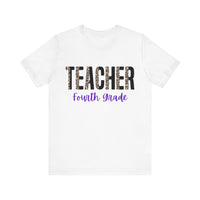 Thumbnail for Teacher Fourth Grade Short Sleeve Tee