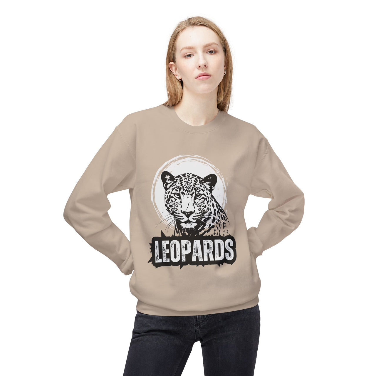 Leopards Softstyle Fleece Crewneck Sweatshirt