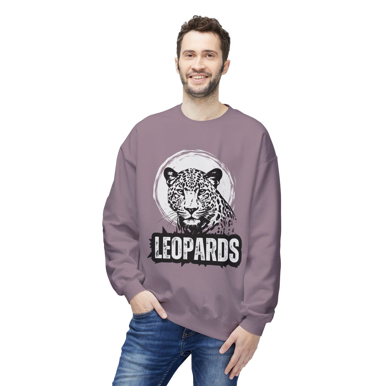 Leopards Softstyle Fleece Crewneck Sweatshirt