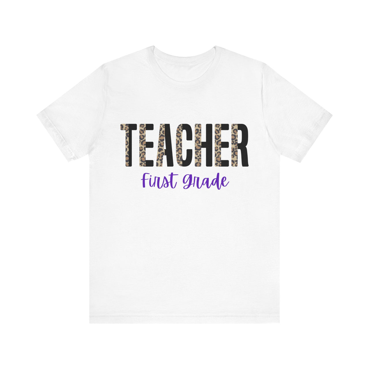 Teacher First Grade Jersey Short Sleeve Tee