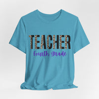 Thumbnail for Teacher Fourth Grade Short Sleeve Tee