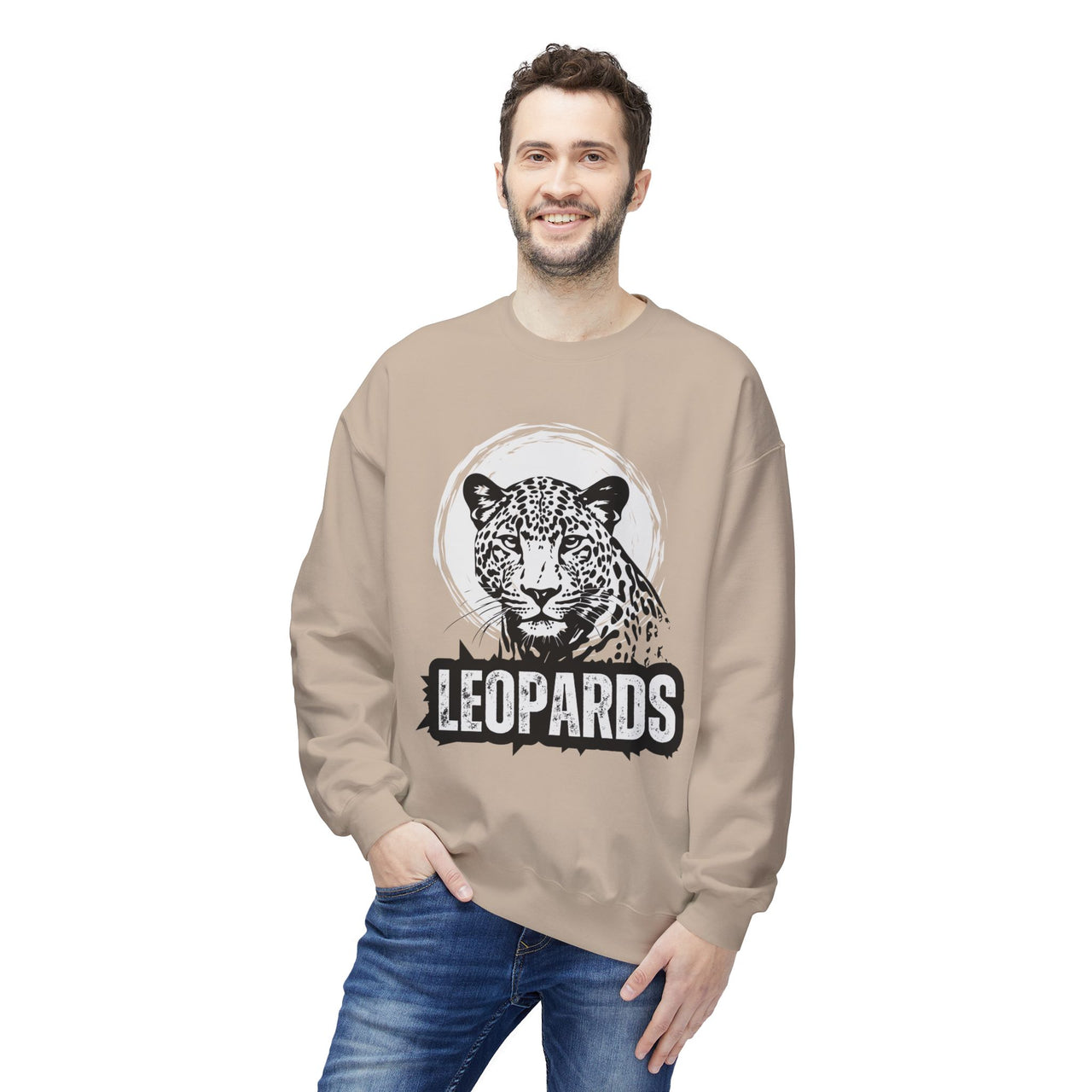 Leopards Softstyle Fleece Crewneck Sweatshirt