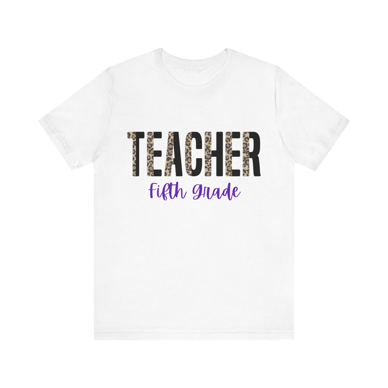 Teacher Fifth Grade Short Sleeve Tee