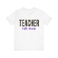 Thumbnail for Teacher Fifth Grade Short Sleeve Tee