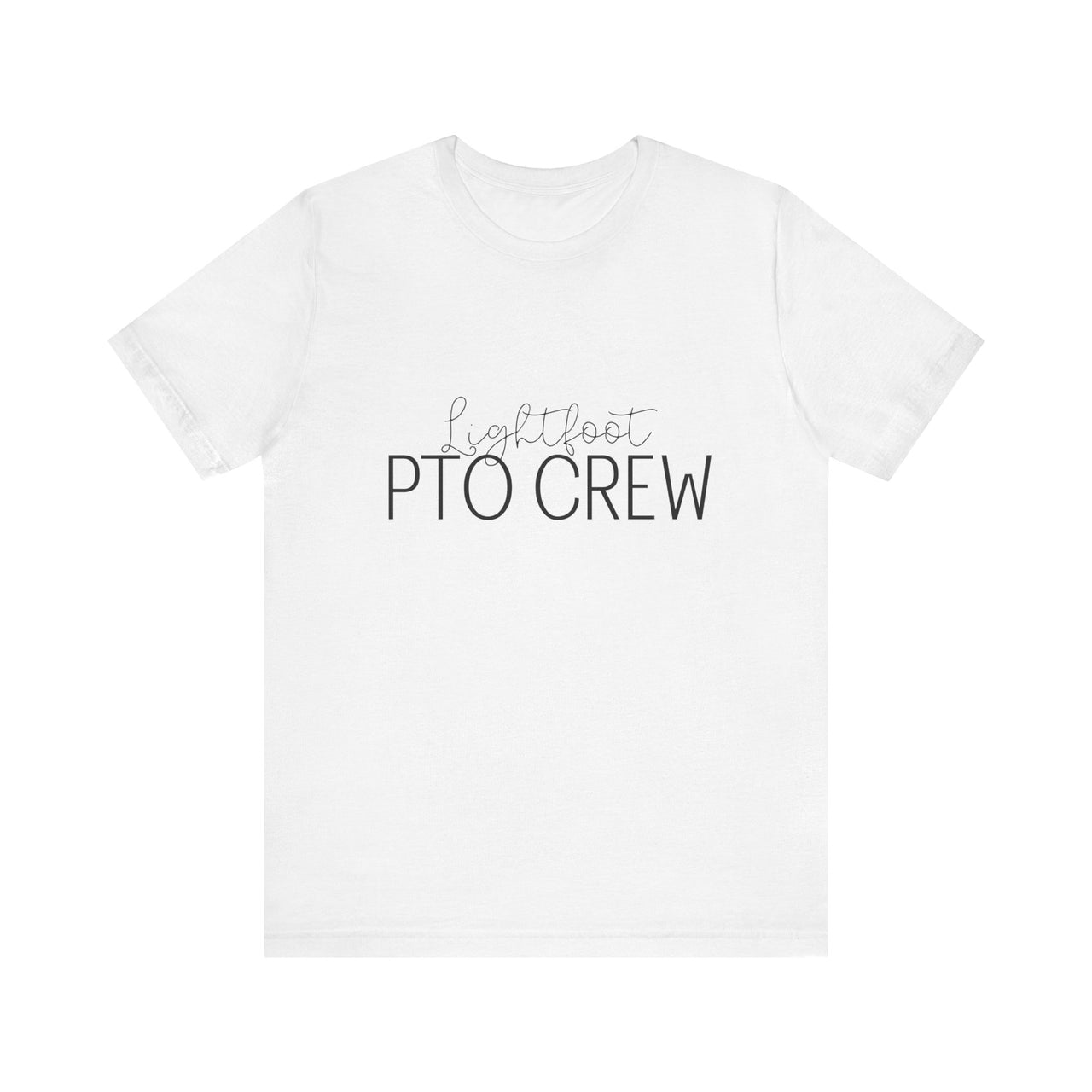 Lightfoot PTO Crew Short Sleeve White Tee