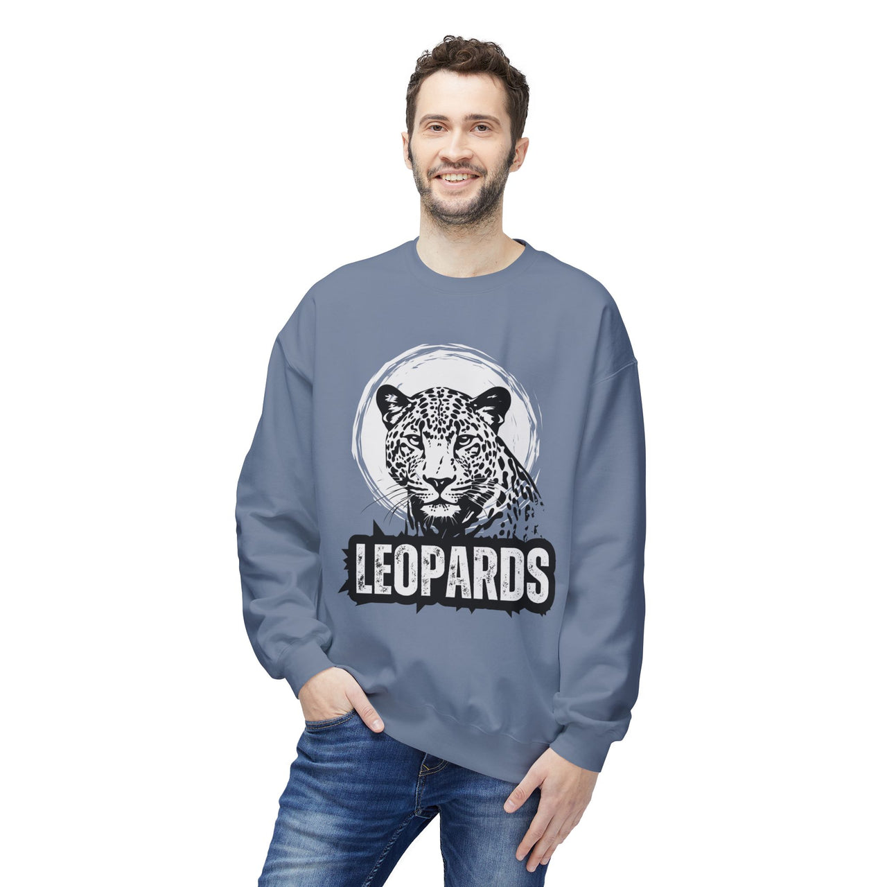 Leopards Softstyle Fleece Crewneck Sweatshirt