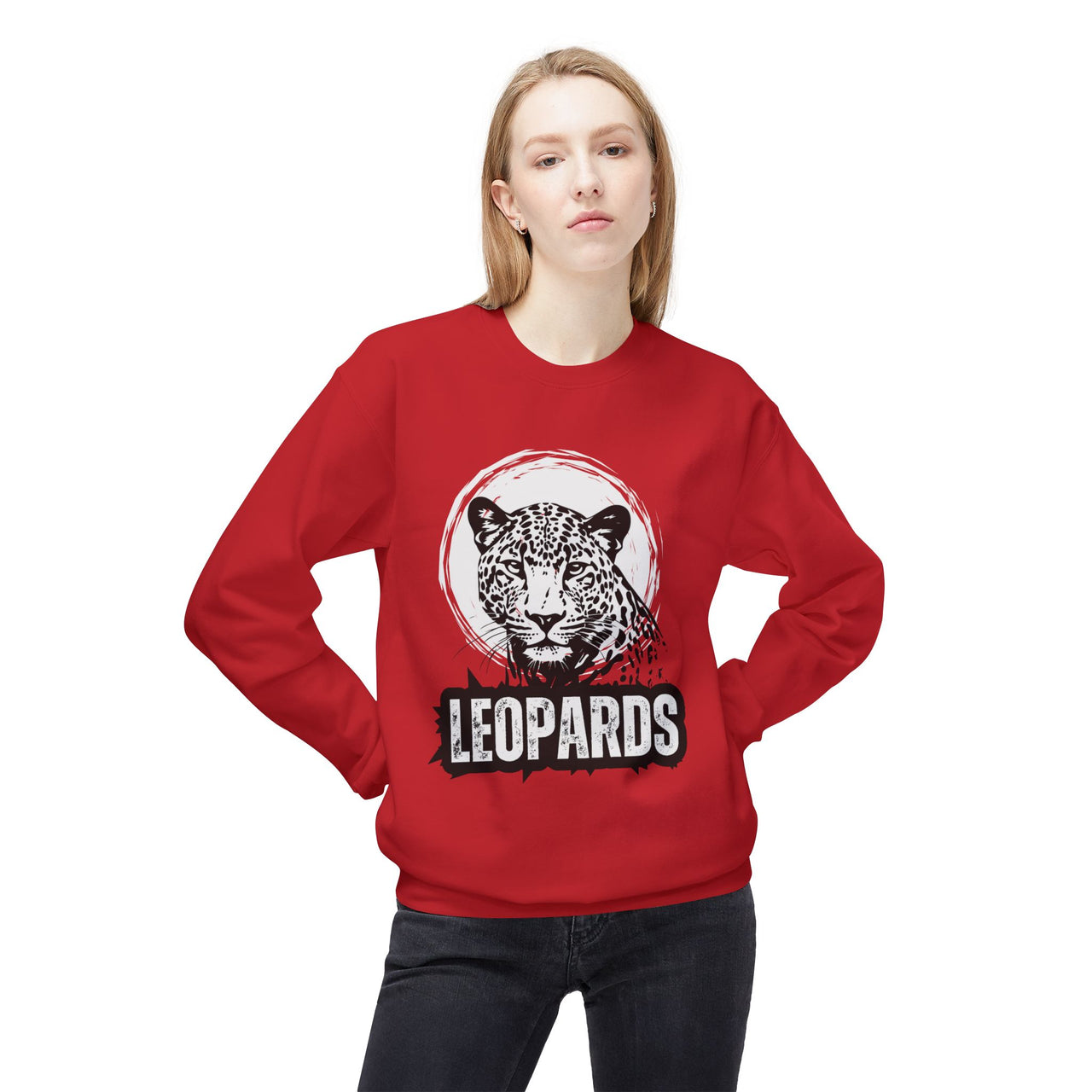 Leopards Softstyle Fleece Crewneck Sweatshirt