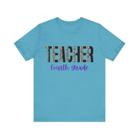 Thumbnail for Teacher Fourth Grade Short Sleeve Tee