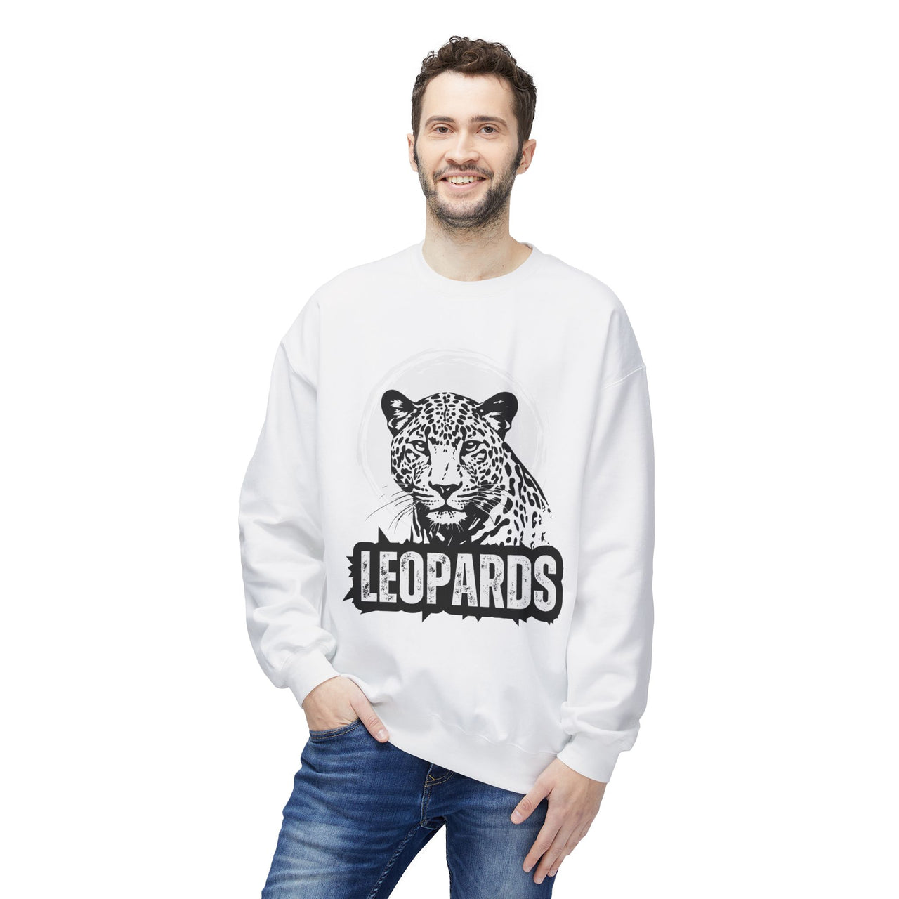 Leopards Softstyle Fleece Crewneck Sweatshirt