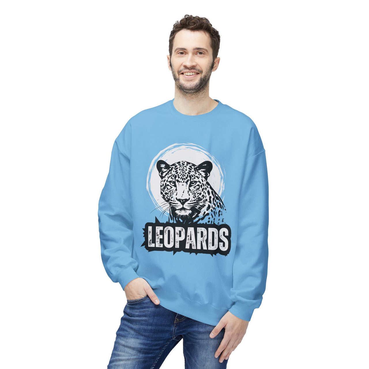 Leopards Softstyle Fleece Crewneck Sweatshirt