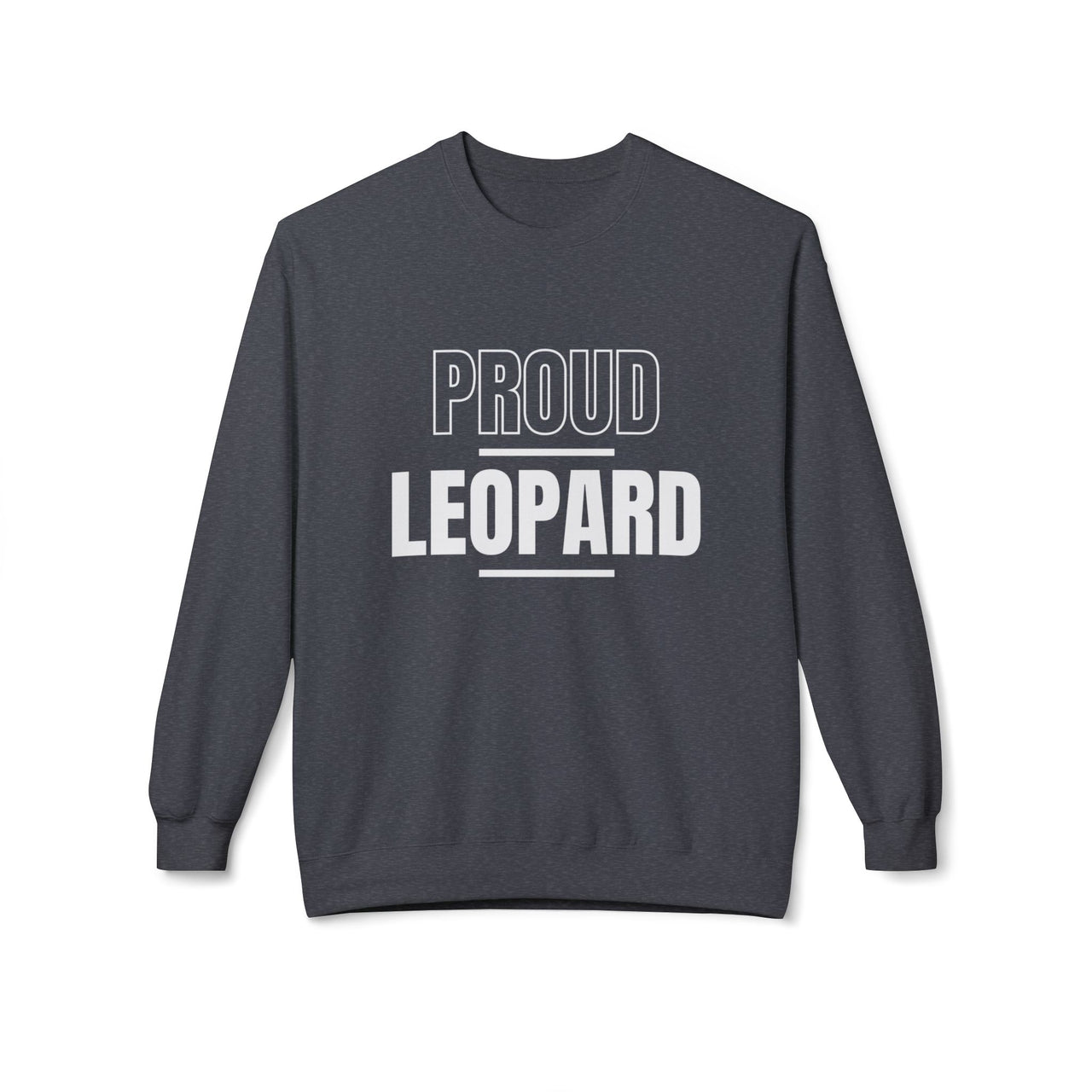 Proud Leopard Softstyle Fleece Crewneck Sweatshirt