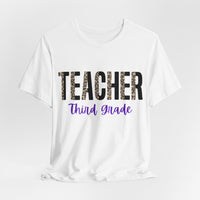 Thumbnail for Teacher Third Grade Short Sleeve Tee