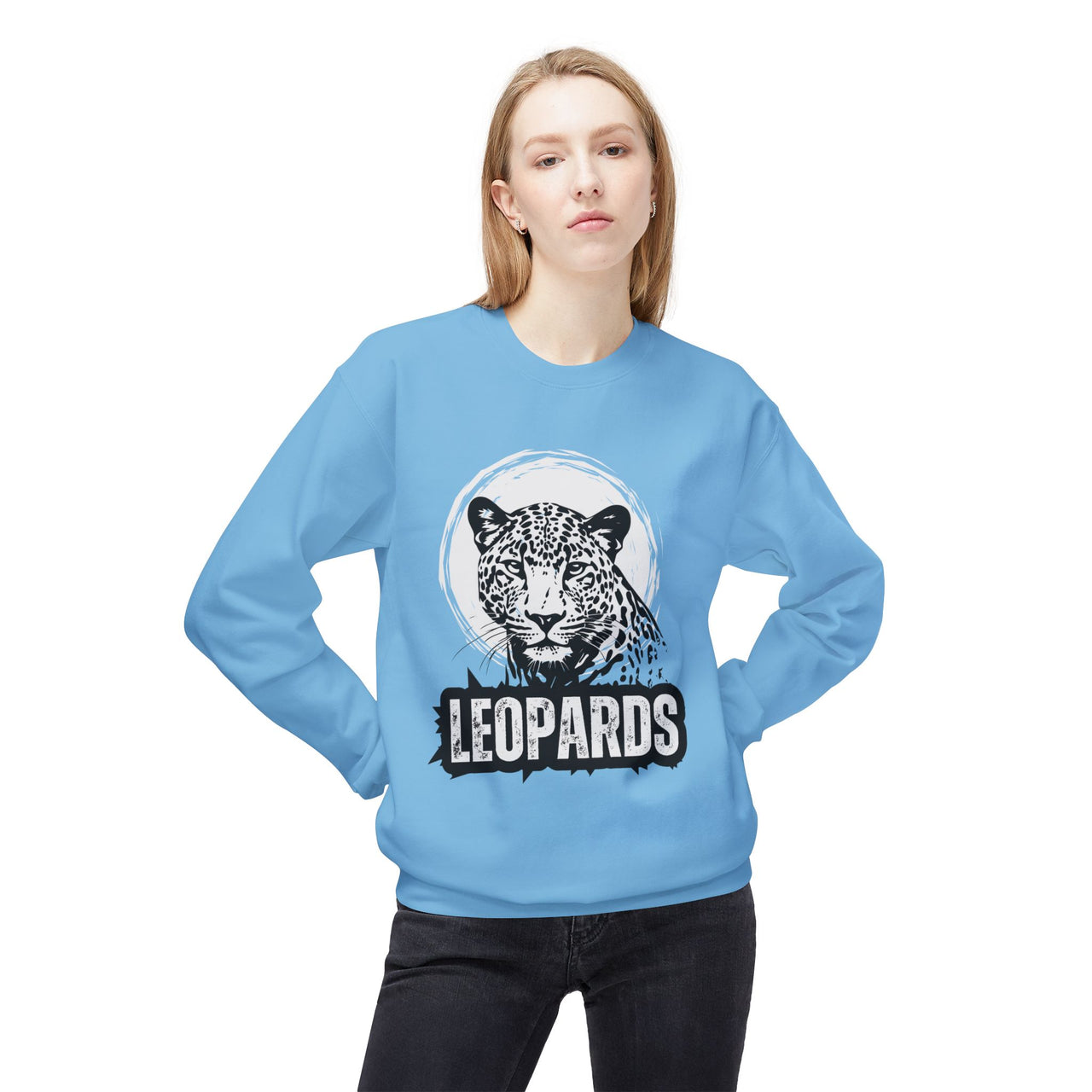 Leopards Softstyle Fleece Crewneck Sweatshirt