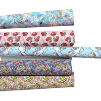Thumbnail for Lot of 5 faux leather rolls for crafting or bag making