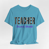 Thumbnail for Teacher Second Grade Short Sleeve Tee