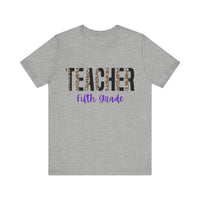 Thumbnail for Teacher Fifth Grade Short Sleeve Tee