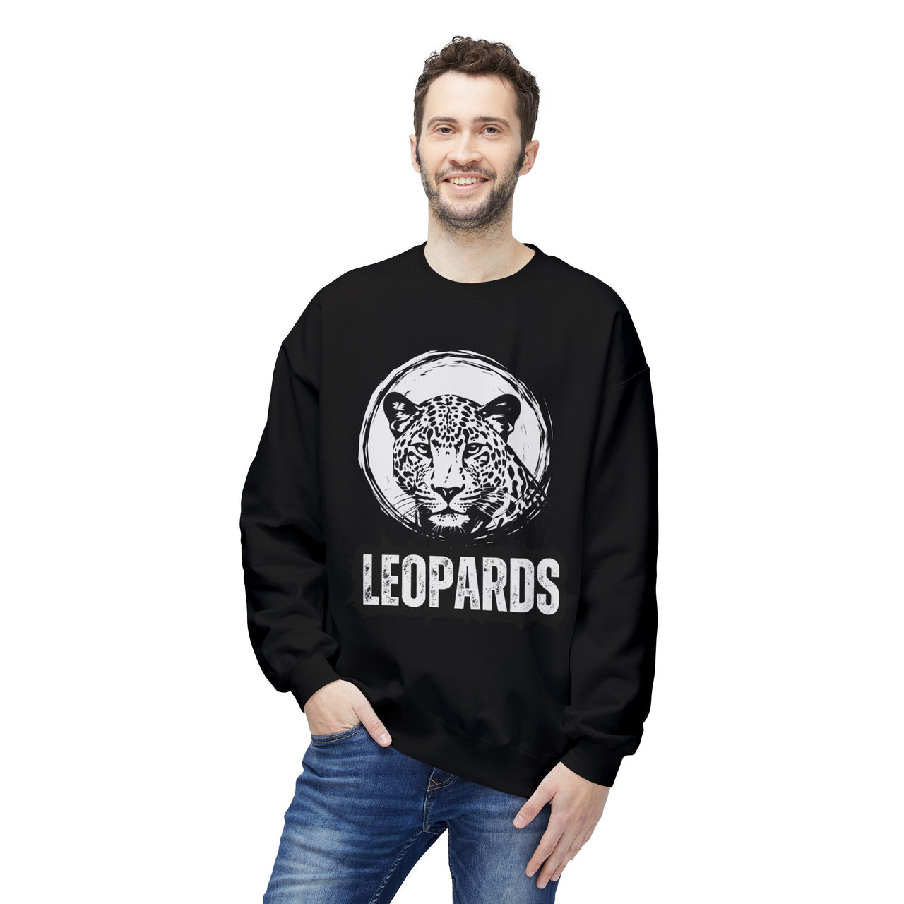 Leopards Softstyle Fleece Crewneck Sweatshirt