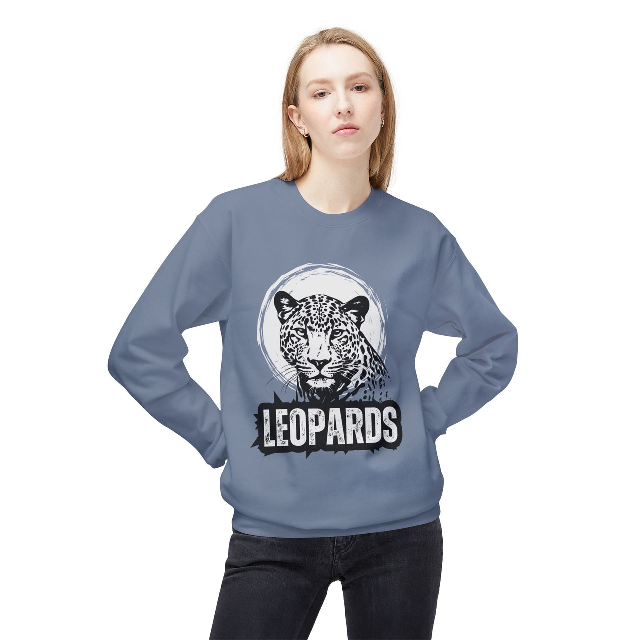 Leopards Softstyle Fleece Crewneck Sweatshirt