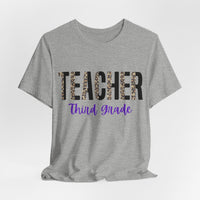 Thumbnail for Teacher Third Grade Short Sleeve Tee