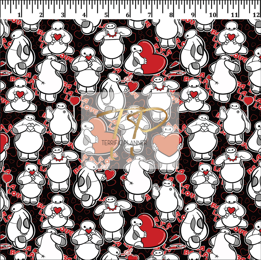 Baymax Fabric half a yard  - READY TO SHIP