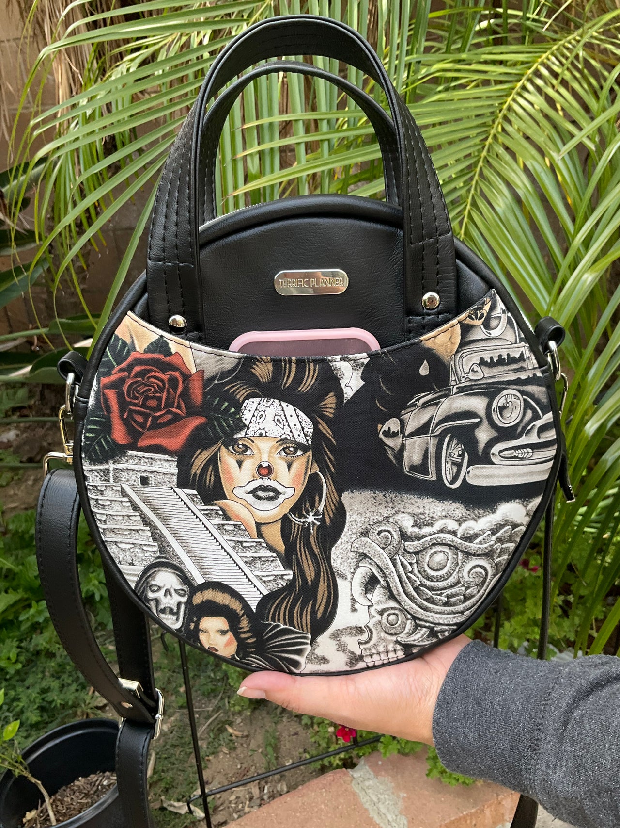 Chuco Round Crossbody Bag