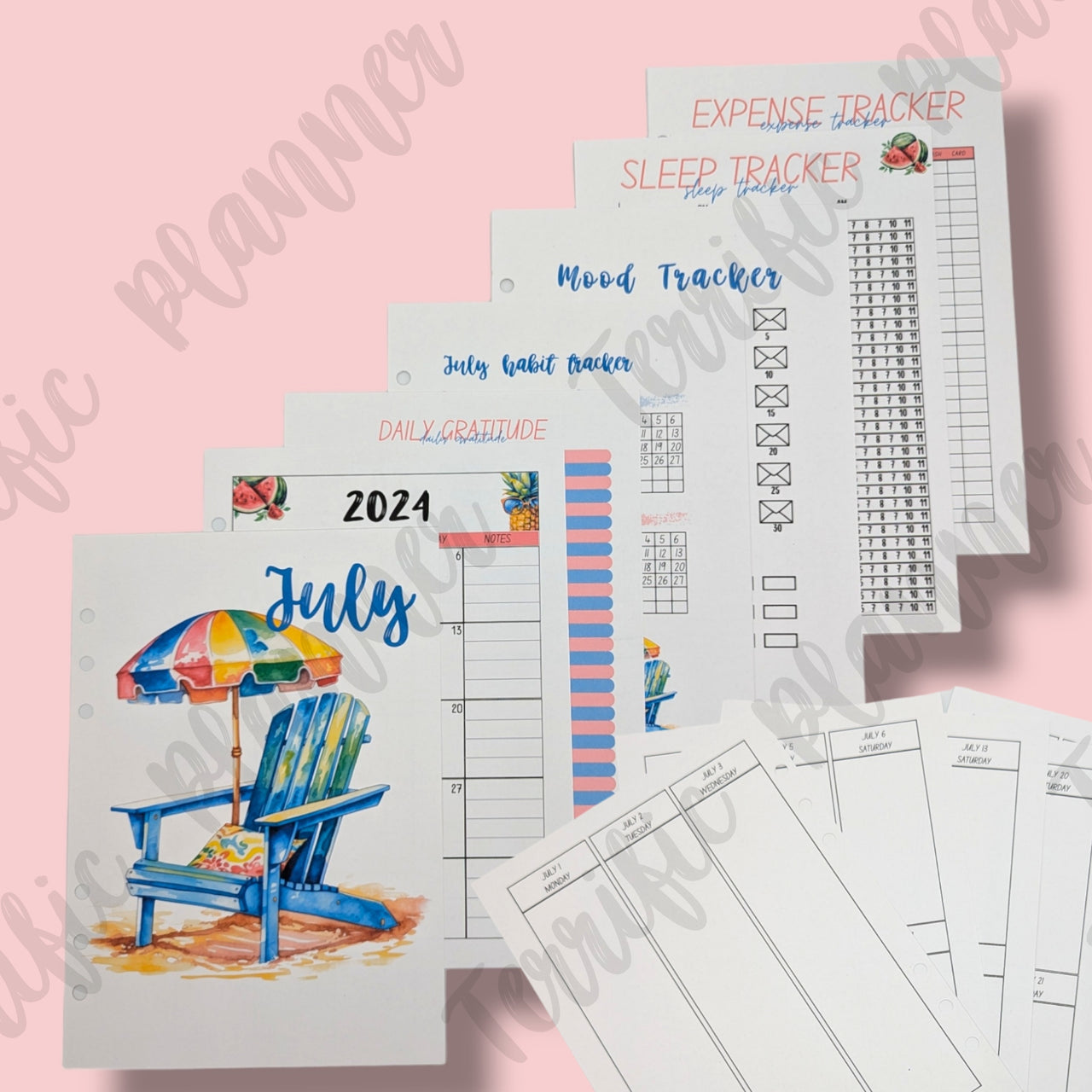 July 2024 Monthly Spreads