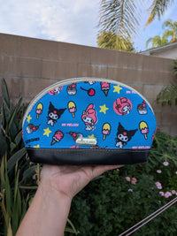 Thumbnail for Kuromi and My Melody Makeup Bag Dumpling Pouch